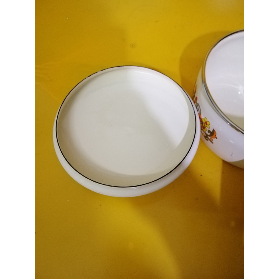 Quánh men nội địa Nhật, size 16cm, cao 7cm (mã 740), Dùng được bếp từ
