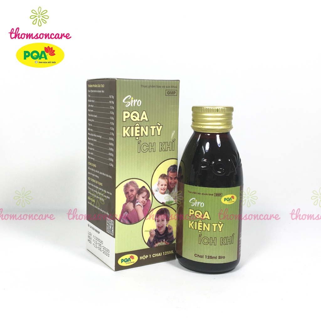 Siro ăn ngon cho bé - PQA kiện tì ích trí - Chai 125ml giảm biếng ăn, tiêu hóa tốt kiện tỳ ích khí