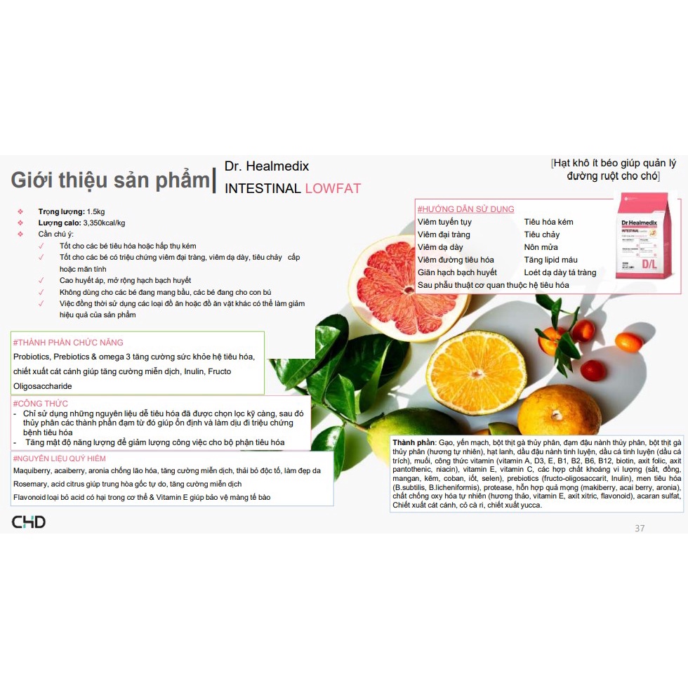 THỨC ĂN DR.HEALMEDIX NGĂN NGỪA BỆNH CHO CHÓ Bao 1.5kg