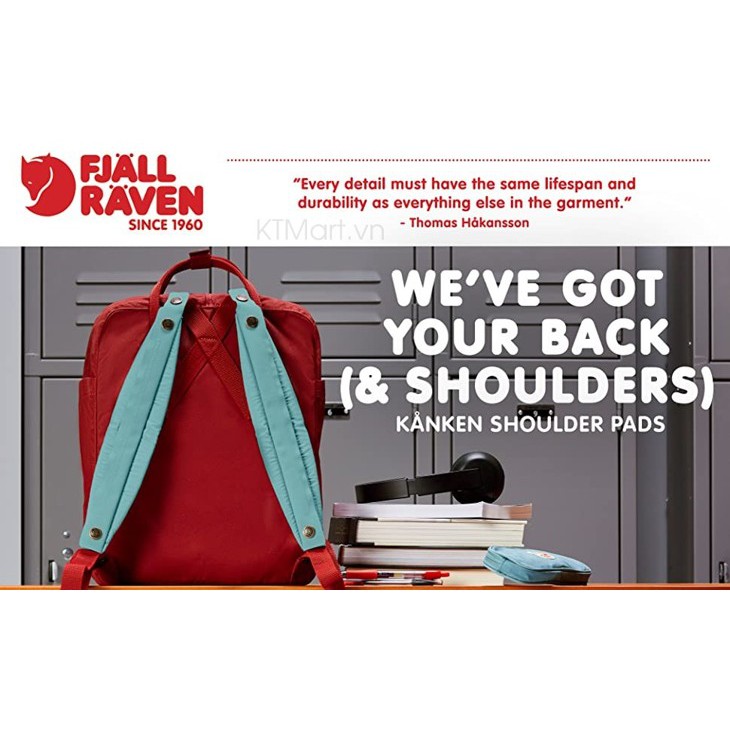 Phụ kiện Balo Fjallraven Kanken Shoulder Pads 23505 Fjallraven màu xanh