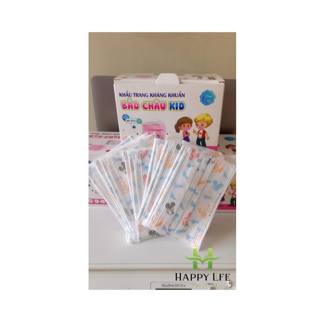 [Mã COSDAY giảm 8% đơn 150K] Khẩu trang y tế 4 lớp kháng khuẩn người lớn trẻ em (50 cái / hộp) - Happy Life for You | BigBuy360 - bigbuy360.vn