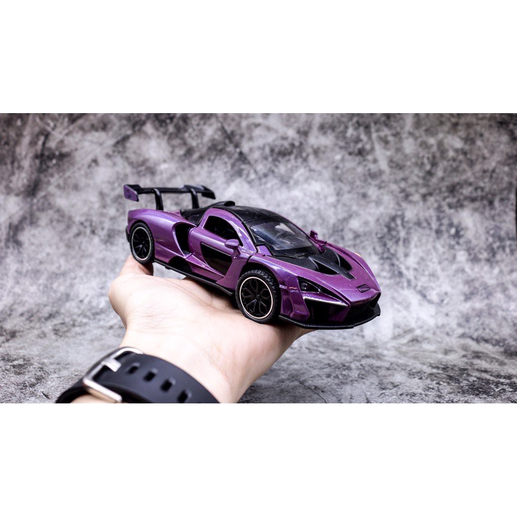 MÔ HÌNH XE MCLAREN SENNA PURPLE 1:32 NEWAO 7003