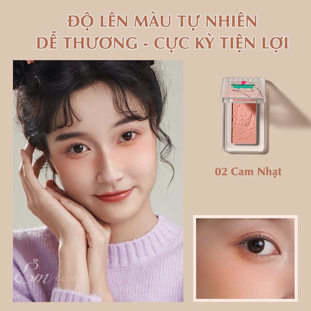 Phấn Má Hồng 1 Màu ZEESEA Single Color Blush Dessert Collection