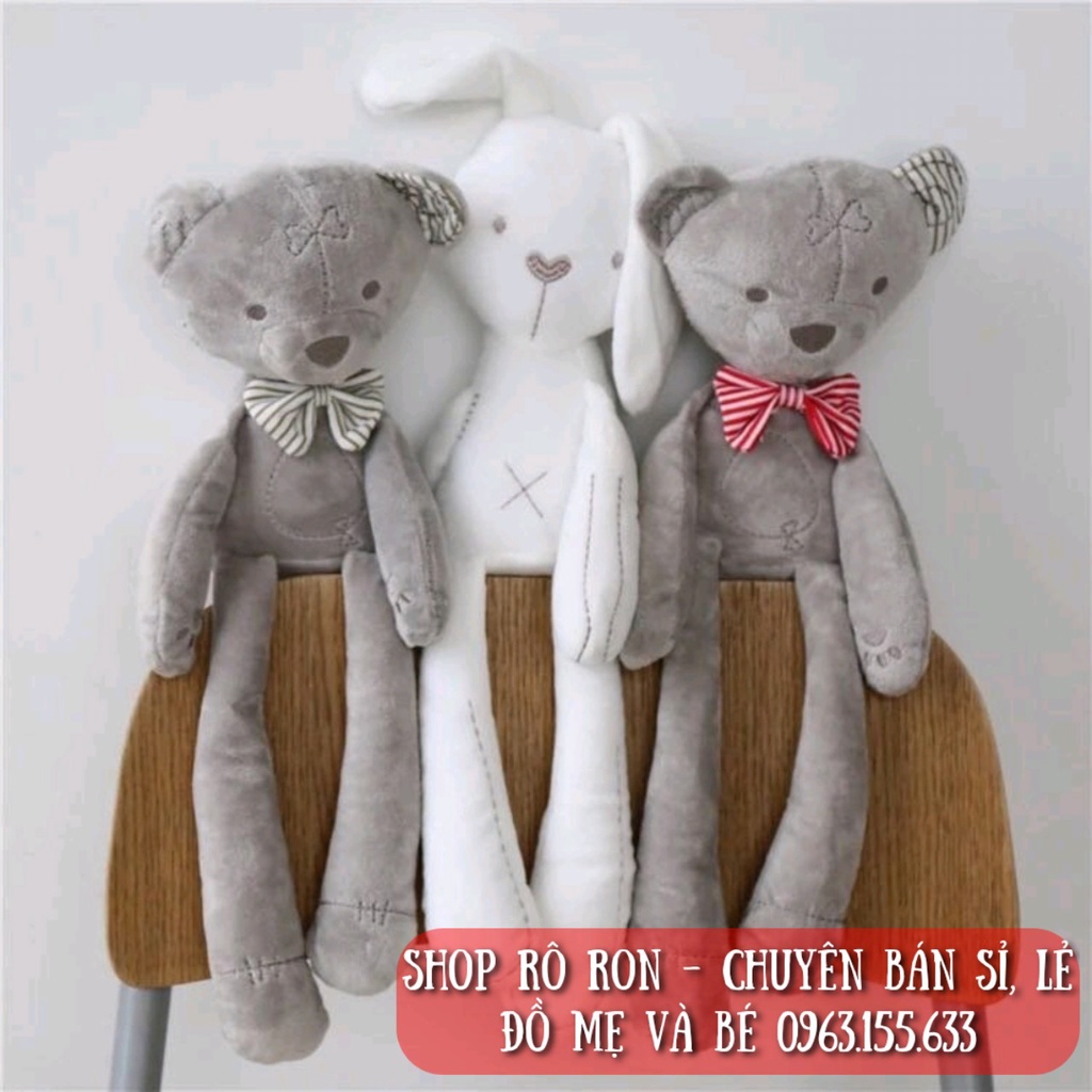 Gấu bông Mamas Papas - Gấu bông xám cho bé Sz 40cm - Shop Rô Ron