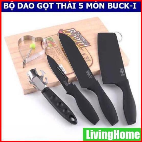 Bộ dao nhà bếp 5 món Buck-I Rẻ Vô Địch