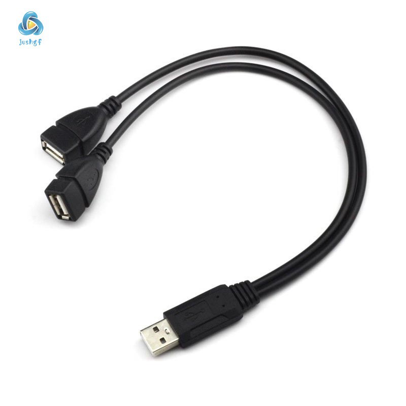 Dây Cáp Chia Cổng Usb 2.0 1 Đầu Đực Sang 2 Đầu Cái