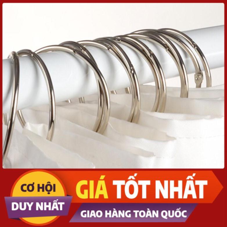 [HANG UY TÍN - GIÁ RẺ] KHOEN INOX TREO RÈM PHÒNG TẮM / CỬA SỔ - 12 KHOEN TRÒN ( LOẠI 1 )