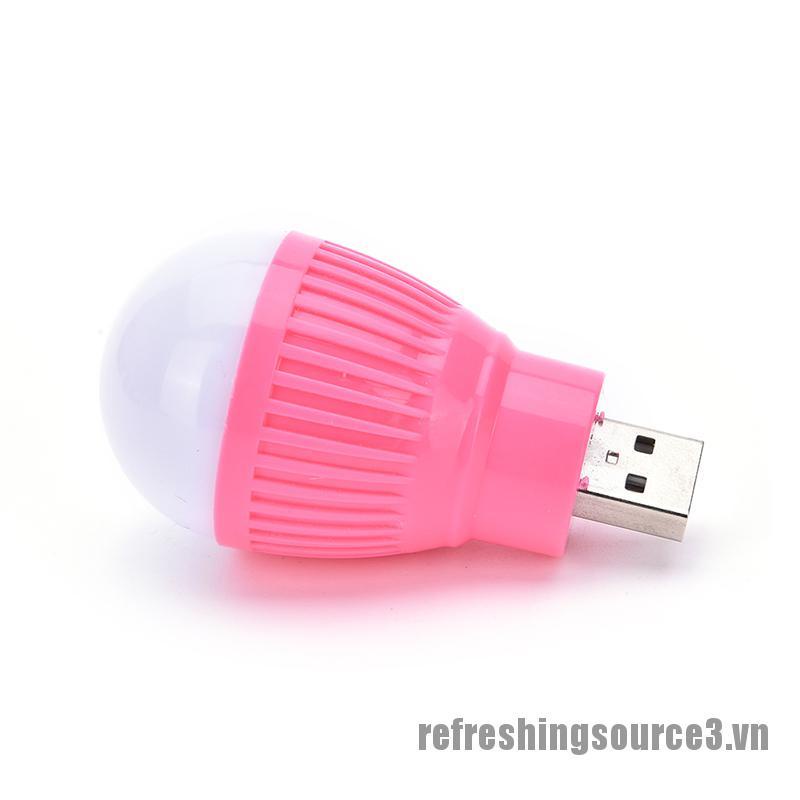 Bóng Đèn Led Usb Mini 3 Màu Trắng