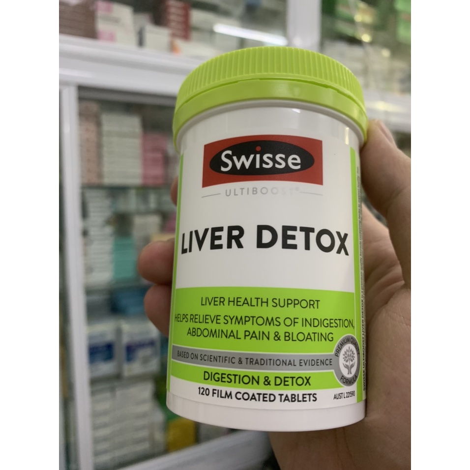 Thải độc gan Liver Detox Swisse Úc, 60v/ 120v