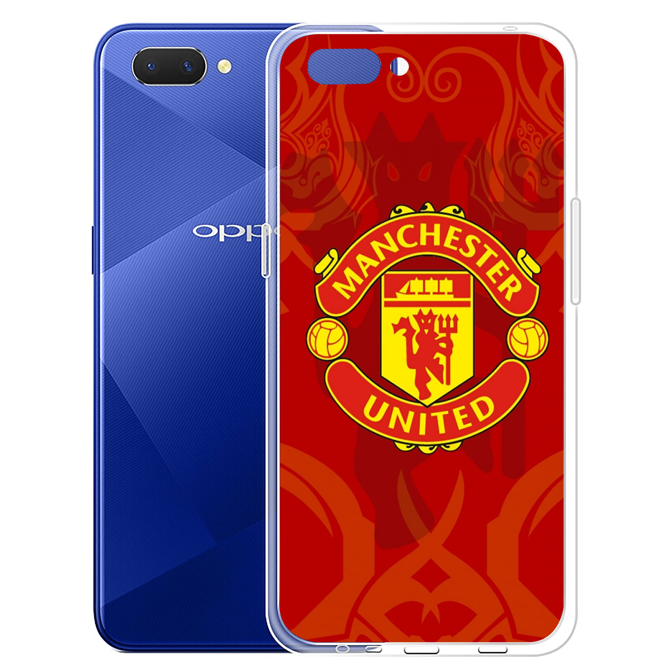 Ốp điện thoại silicon mềm hình logo Manchester United cho Samsung Galaxy Note 10 Lite S8 Plus 20 Ultra 8 9 M31