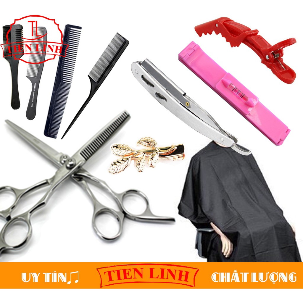 Bộ đồ nghề cắt tóc FULL dụng cụ TL56 tiện dụng