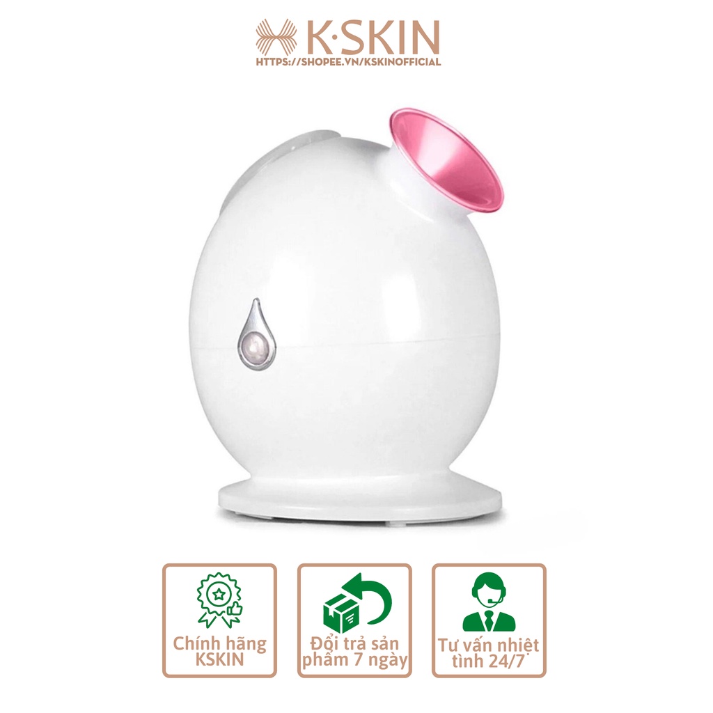 Máy xông hơi mặt giữ ẩm KSKIN KD233. Dưỡng ẩm da, hấp thu dưỡng chất nhanh, loại bỏ dầu, chế độ xông nóng