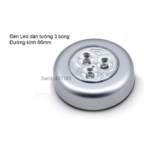 ĐÈN DÁN TƯỜNG ĐÈN LED 3 BÓNG DÁN TƯỜNG TIỆN LỢI