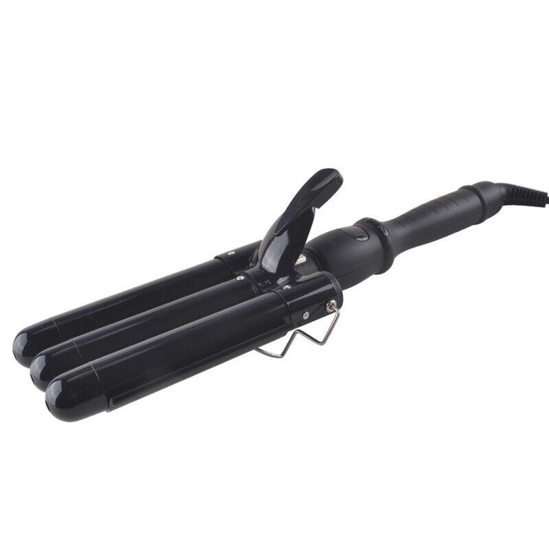 Máy Bấm Tóc Sóng 3 Trục Junma HE-19 Đen Size 22-25-28mm