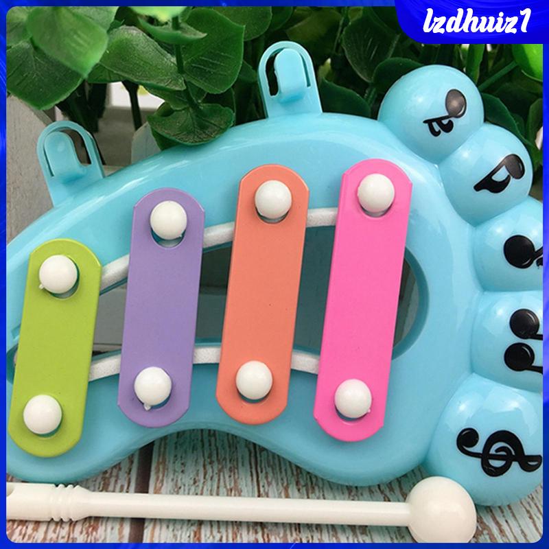 Set 4 Cây Đàn Xylophone 4 Nốt Bằng Nhựa Dành Cho Bé 2-4 Tuổi