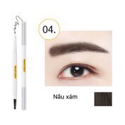 Chì kẻ mày 2 đầu nét mảnh Verythin Eyebrow Pencil HEYX04. 1 đầu bút vặn , 1 đầu chuốt mày.Chống trôi không vón cục.