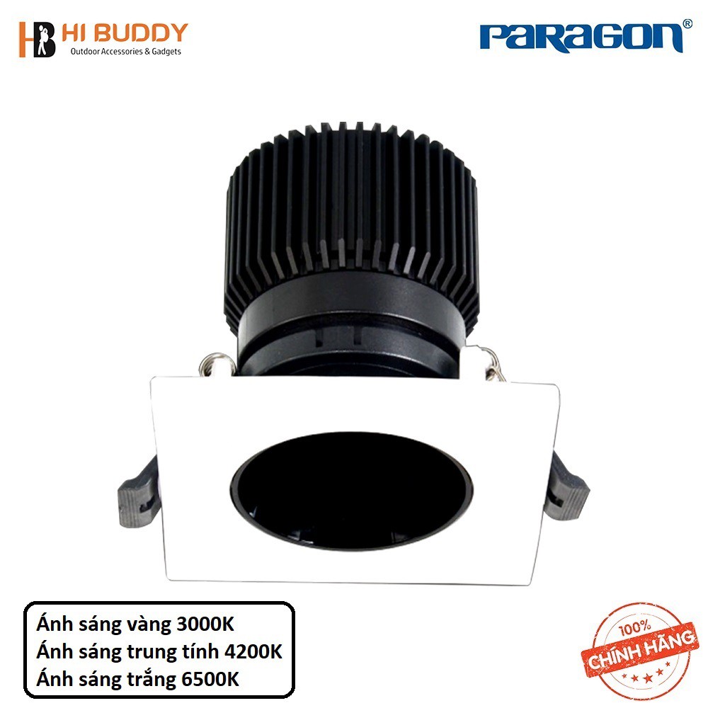 Đèn LED Paragon Âm Trần Chiếu Điểm (CRDC Series) 3W/ 5W/ 7W/ 12W - Ánh Sáng Vàng/ Trung Tính/ Trắng. CHÍNH HÃNG HIBUDDY