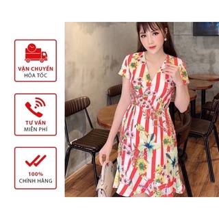 (Ảnh thật) Jum váy xòe hoa hàng thiết kế cao cấp phù hợp đi làm, đi chơi đủ size S M L