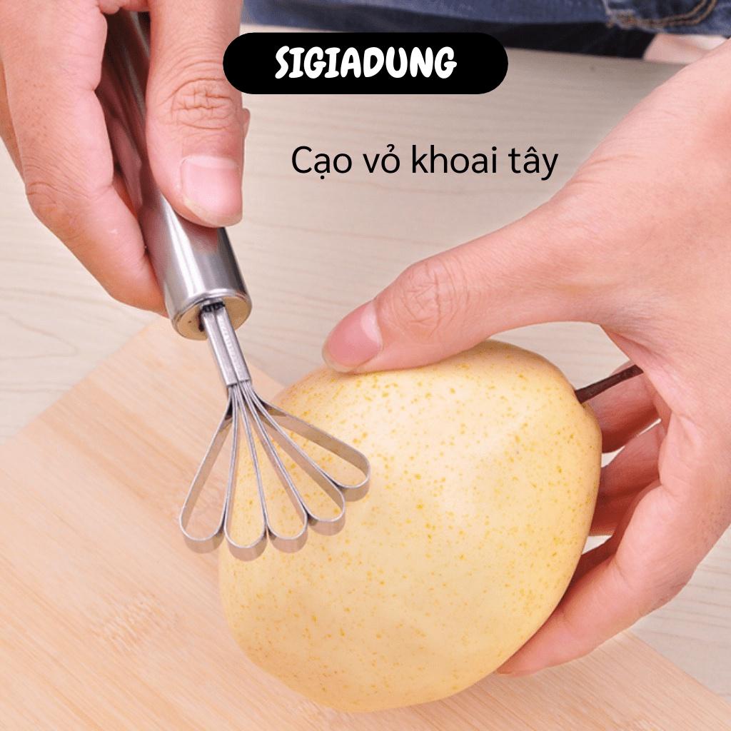 [SGD] Đánh Vảy Cá - Dụng Cụ Nạo Dừa Đa Năng 2in1 Siêu Tốc 5 Rãnh Tròn, Inox 304 Tiện Dụng 3176