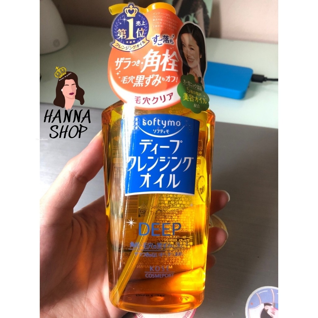 [freeship]⚡Dầu tẩy trang Kose Softymo Cleansing Oil 230ml (100% chính hãng)