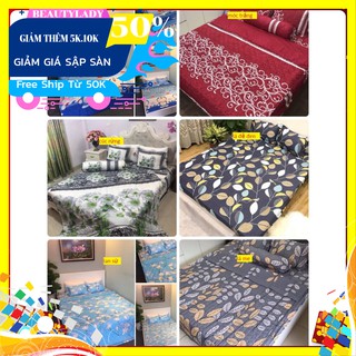 Free ship Bộ ga gối Poly 1m2 beautylady mã 289
