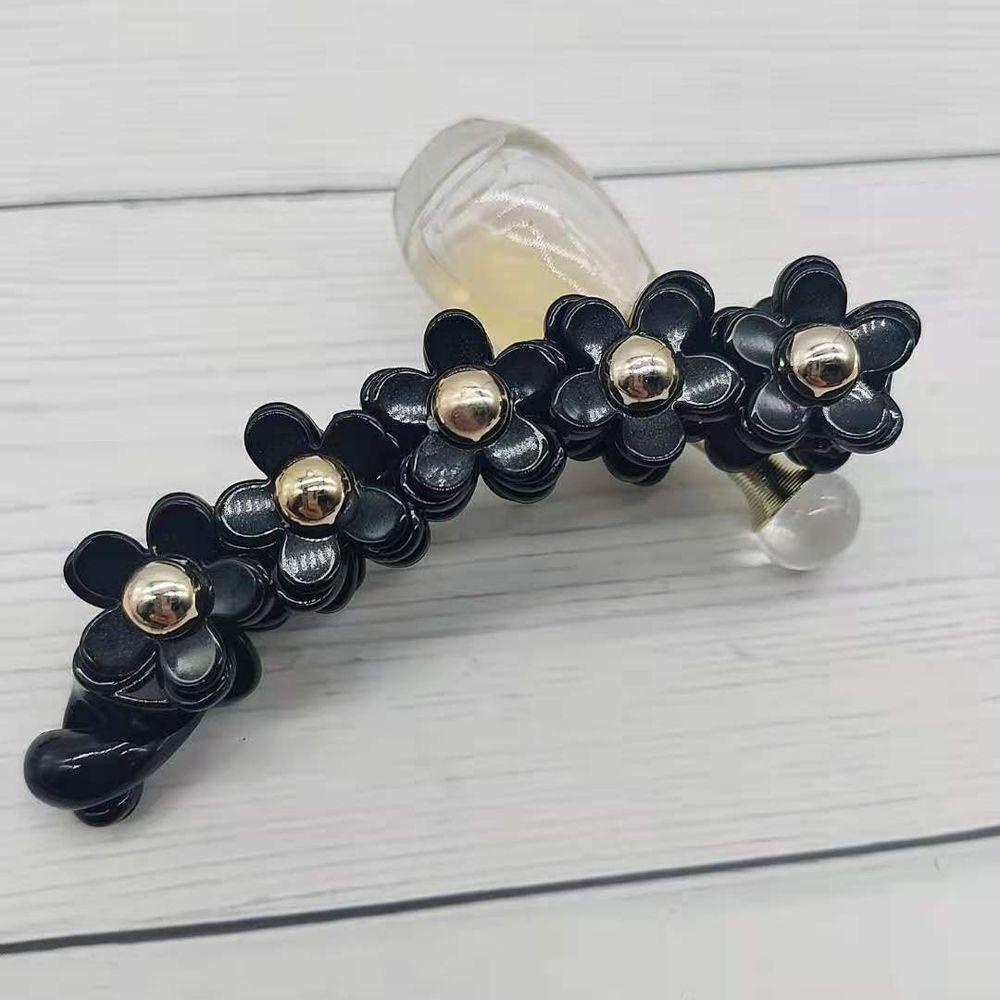 IVORY Kẹp Tóc Acrylic Phong Cách Hàn Quốc Cổ Điển Sang Trọng Dành Cho Nữ