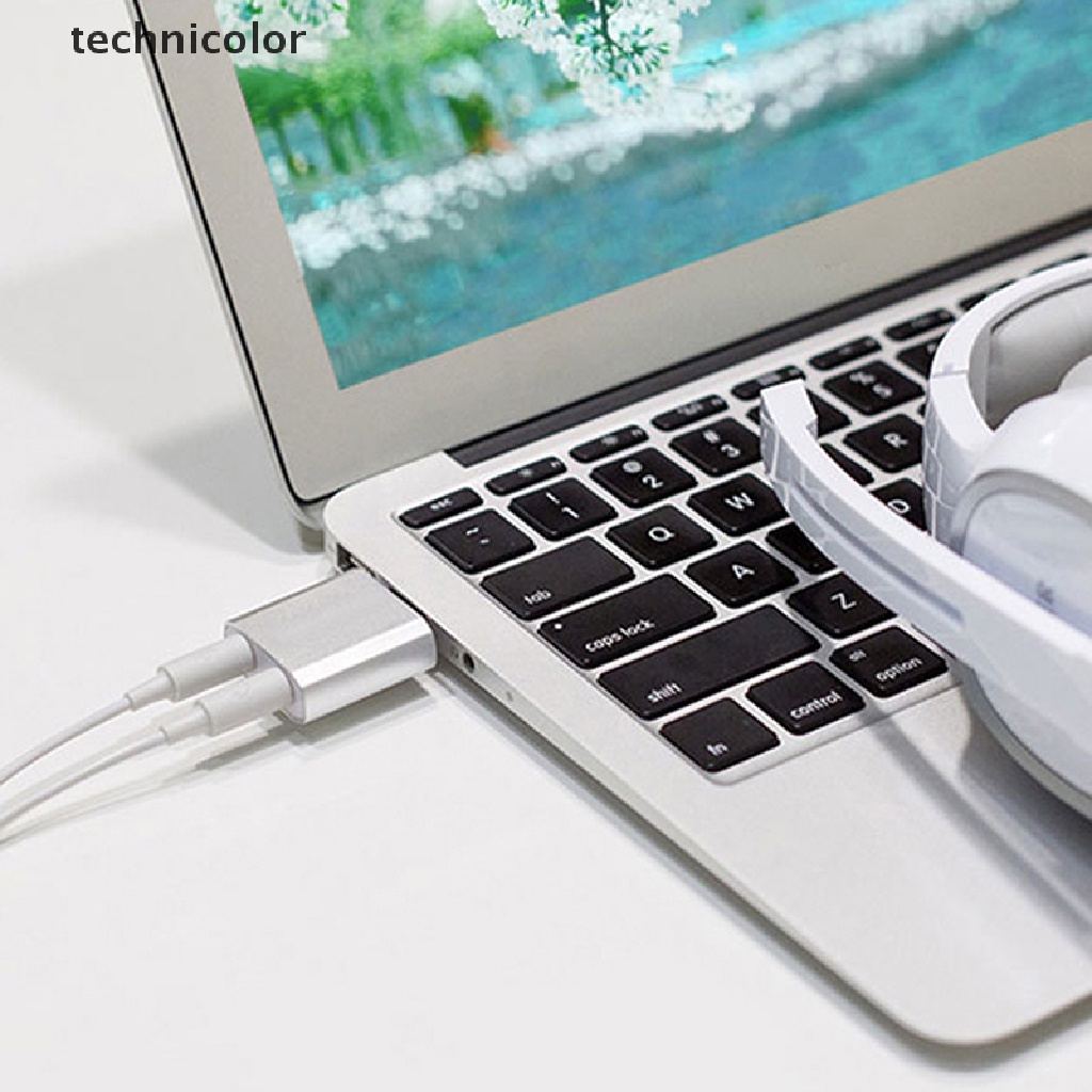 Thẻ Âm Thanh Nổi 3d Cổng USB 7.1 Cho Máy Tính / laptop 3.5mm