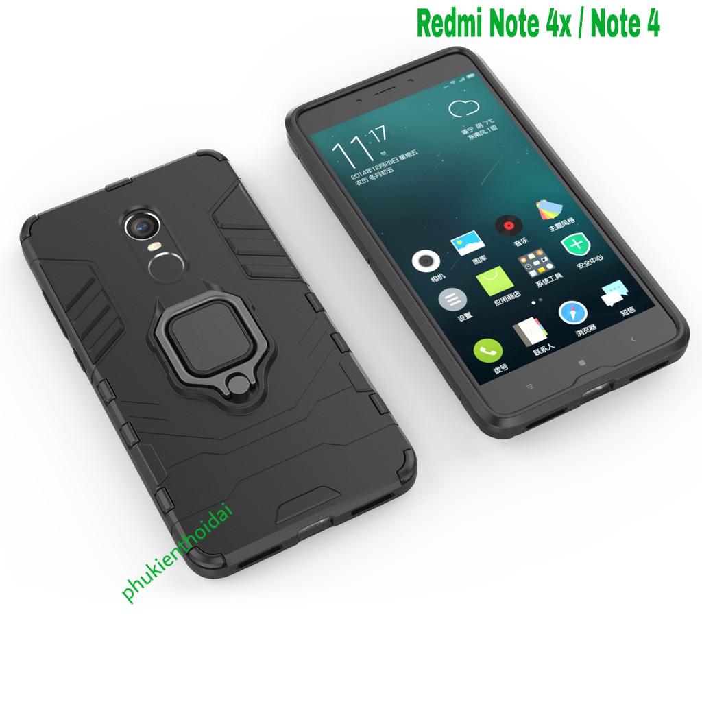 Redmi Note 4 / Note 4x Ốp lưng Iron man ( bản chíp Mediatek MT6797 helio x20 )