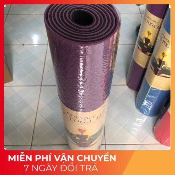 [ Giảm 50% ] THẢM TẬP YOGA TPE CAO CẤP TẶNG KÈM TÚI ĐỰNG [Giao Nhanh 2H]