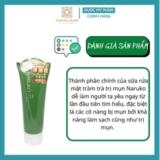 [Chính Hãng - Đài Loan] Sữa rửa mặt Nakuro tràm trà 120g