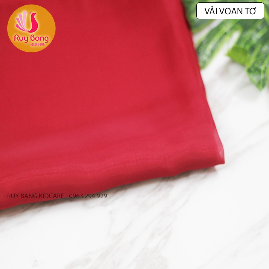 Vải voan tơ - Vải làm hoa handmade ( khổ vải 1m*1.5m)