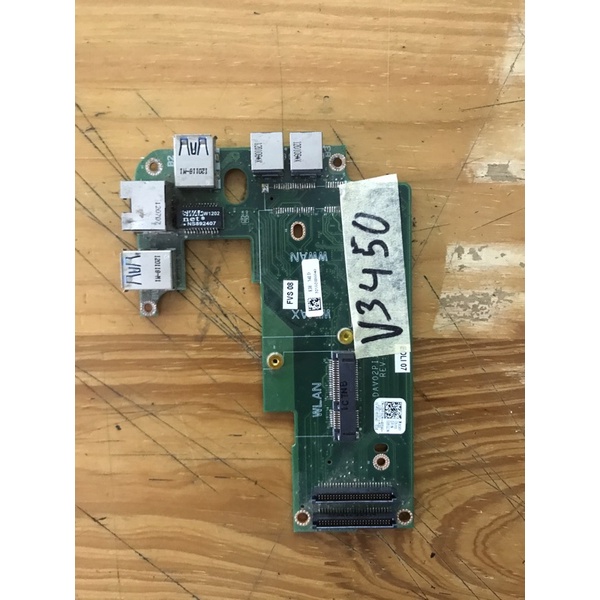 Vỉ USB + tai nghe + Lan +Wifi Dell votro 3450
