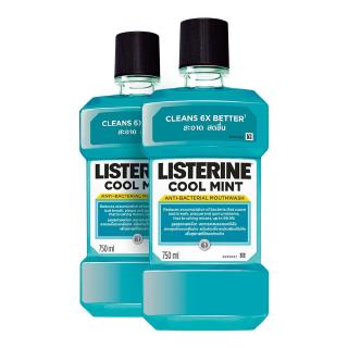Combo 2 chai nước súc miệng listerine - 750ml/chai