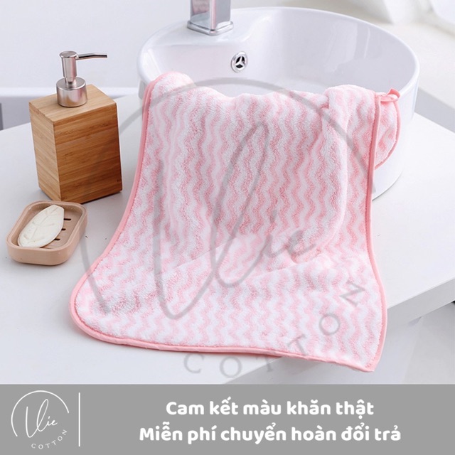 Khăn Mặt Lông Cừu Siêu Mềm Mại Kích Thước 30x50cm