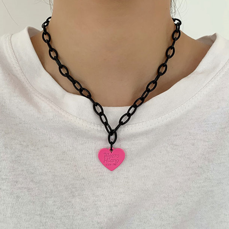 Dây Chuyền Mặt Hình Trái Tim Phong Cách Hip Hop Thời Trang 22655