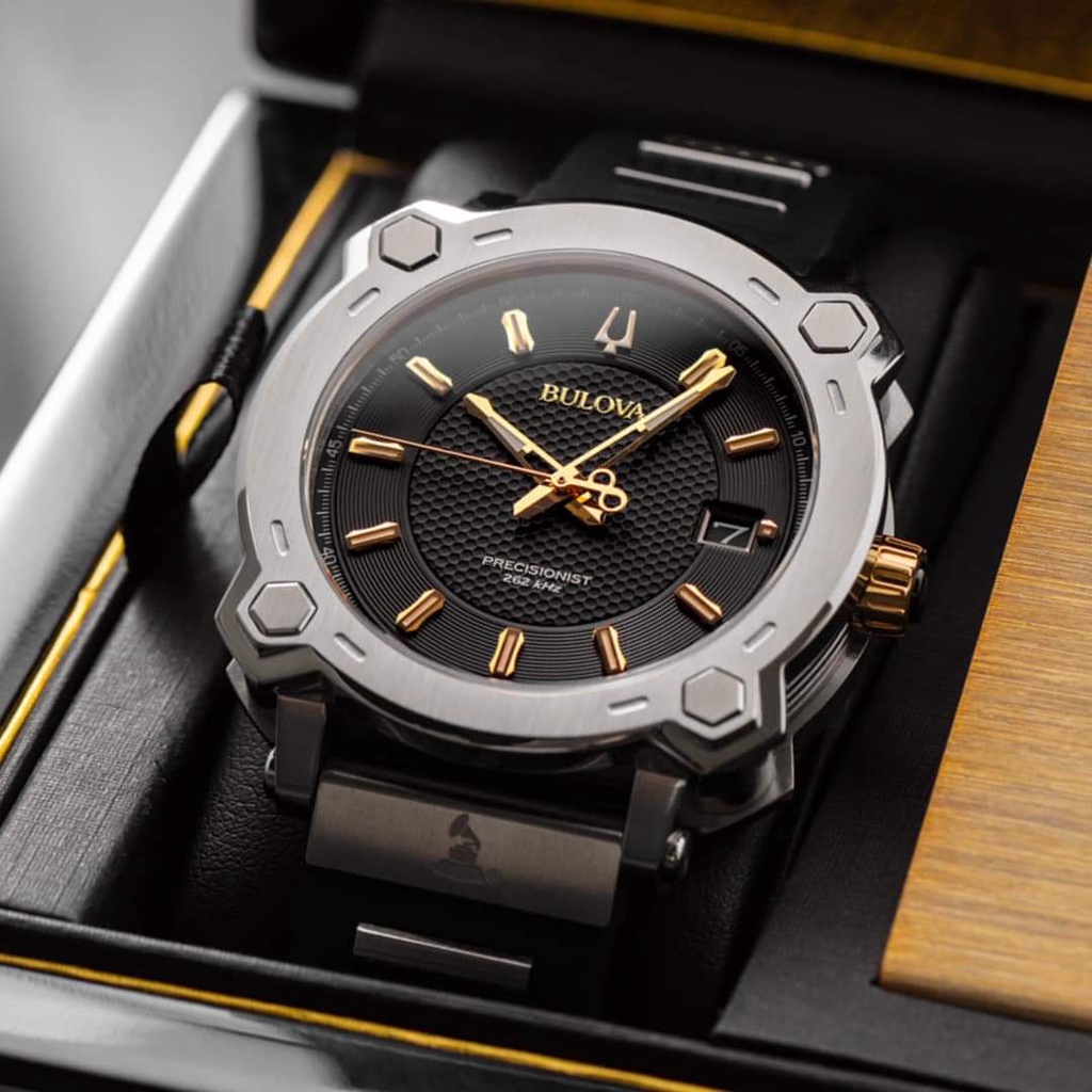 Đồng hồ nam Bulova Precisionist Men's Special Grammy Edition  98B319 chính hãng