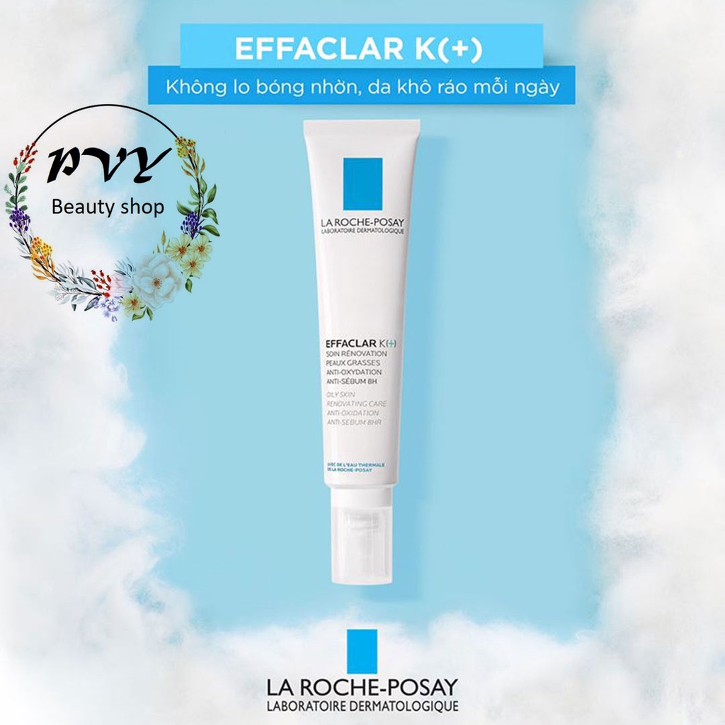 Kem Giảm Mụn Cám, Mụn Đầu Đen K+ La Roche Posay 40ml #Pvy Beauty