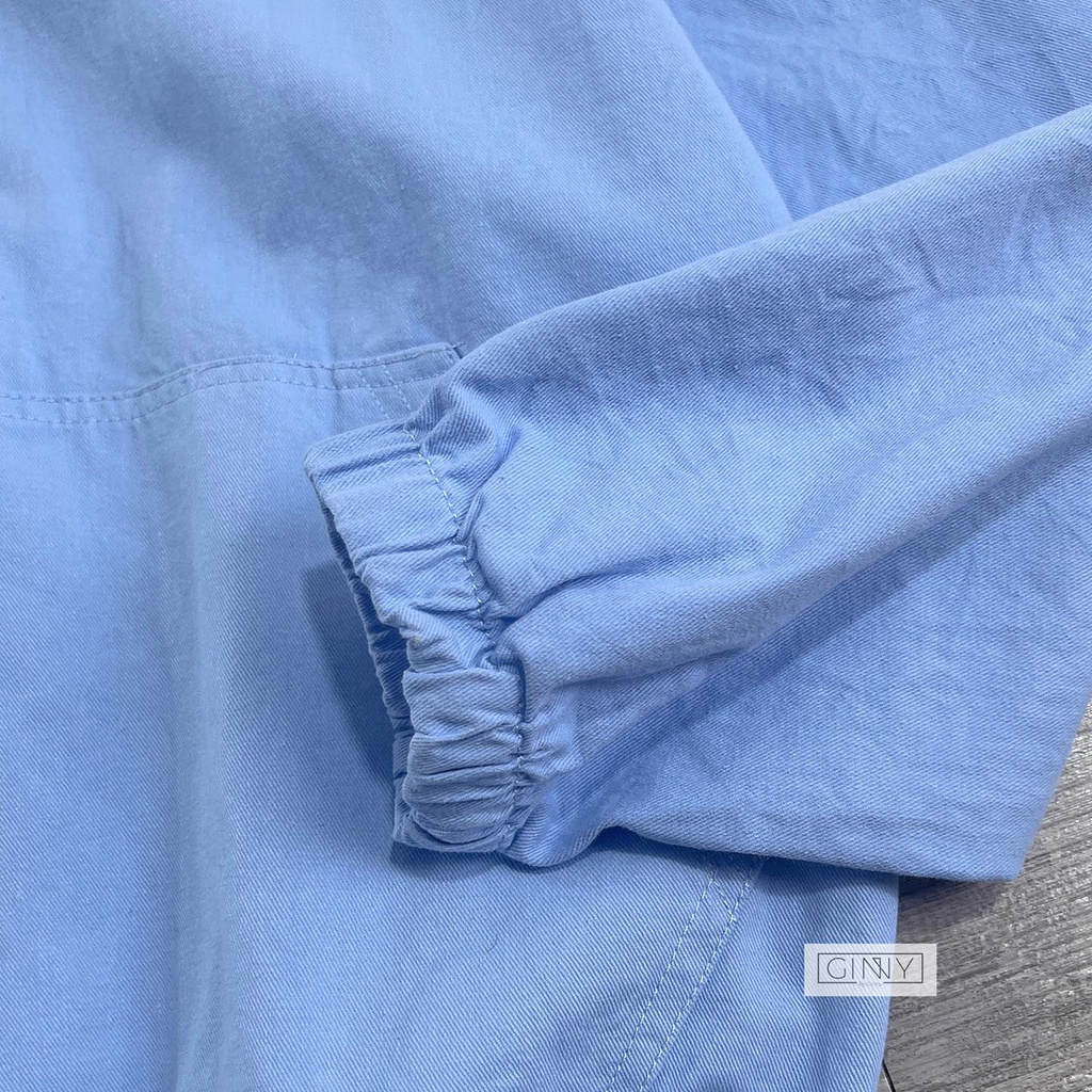 Áo Khoác Kaki Nón Basic CP-01 | Chất Kaki Wash Độc Quyền | GINNY.VN