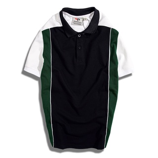 Áo Polo Nam phối thân chất thun co giãn mềm mại, thoáng mát cao cấp PPL34 Pigofashion