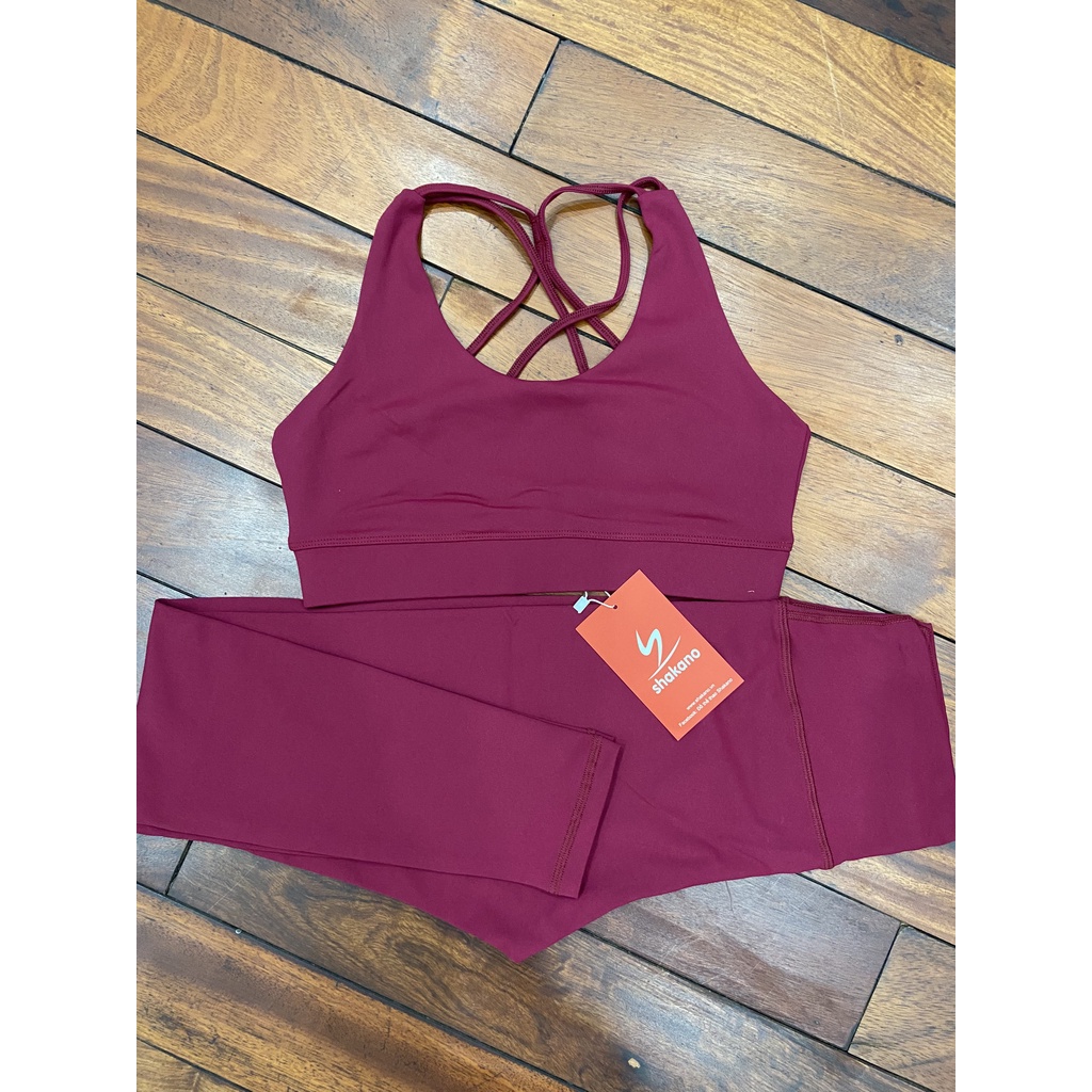 Bộ đồ bra legging thể thao nữ tập yoga gym erobic Shakano sport