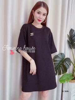 Đầm suông thun cát