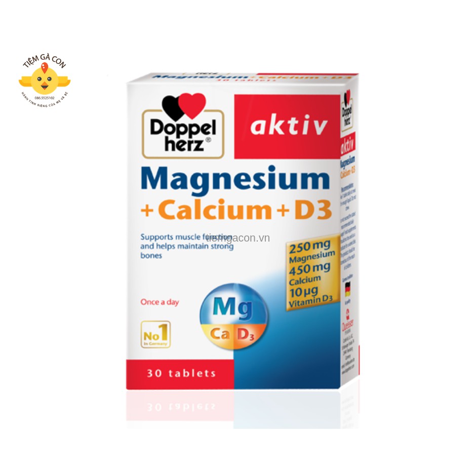 MAGNESIUM + CALCIUM + D3 (ĐỨC)