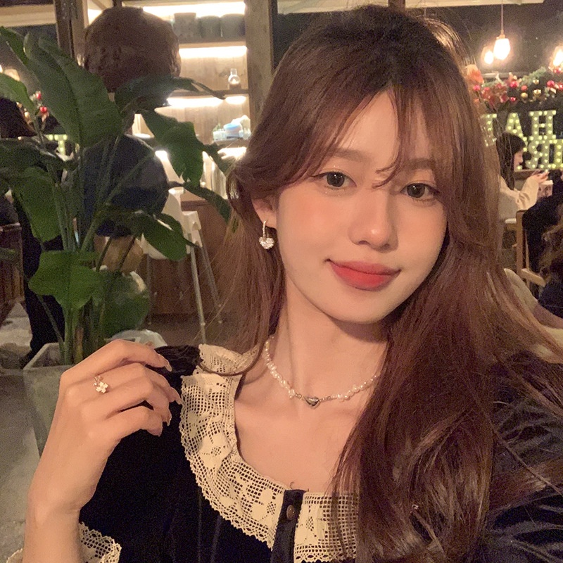 Bông Tai Hình Trái Tim Đính Đá Toàn Diện Thời Trang Cho Nữ 2022