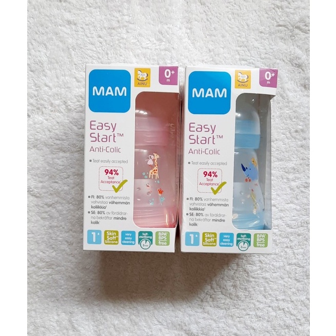 Bình sữa Mam Easy Star của Đức 160ml chống đầy hơi, trào ngược cho trẻ - ÂU CHÂU SHOP