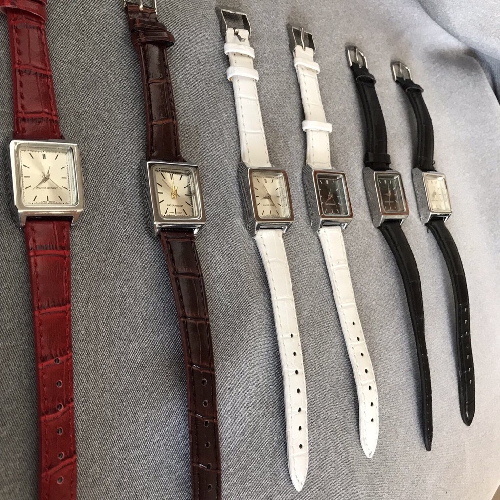 Đồng hồ thời trang nữ Winton mặt chữ nhật dây nhiều màu cực đẹp q69a | BigBuy360 - bigbuy360.vn