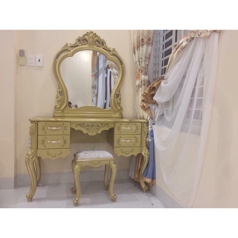 Bàn trang điểm tân cổ màu siêu xinh hàng có sẵn