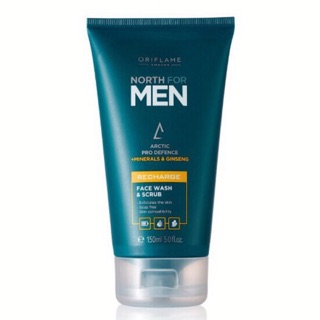 North for Men Recharge Face Wash & Scurb