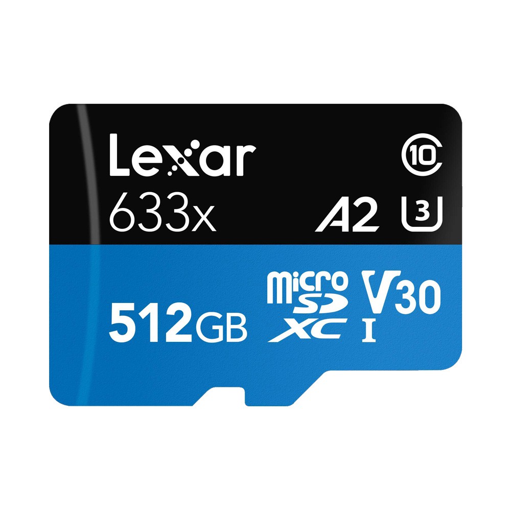 Thẻ nhớ Lexar 256GB - 512GB MicroSDXC 633x A1 V30 95/45 MBs