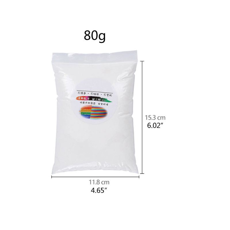 Bộ 80g Hạt Nhựa Resin Hình Đám Mây Trắng Dùng Làm Trang Sức