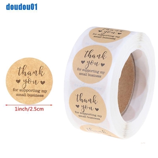 Cuộn 500 Miếng Dán Chữ Thank You Dùng Trang Trí